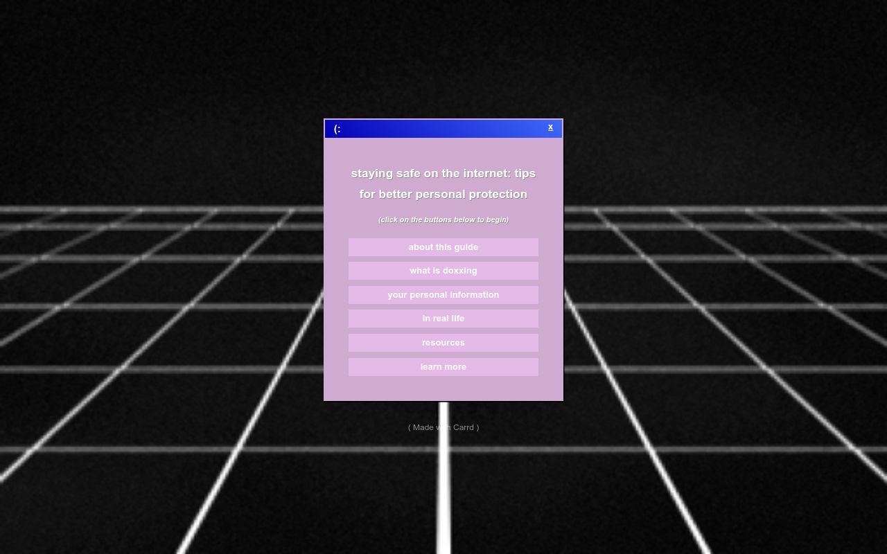 staying safe on the internet
